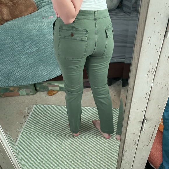 J Crew Army Green pants - Picture 4 of 15